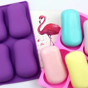 Silicone Soap Mold Classic Oval Shaped Mold for DIY Soap