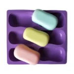 Silicone Soap Mold Classic Oval Shaped Mold for DIY Soap