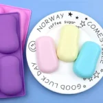 Silicone Soap Mold Classic Oval Shaped Mold for DIY Soap
