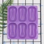 Silicone Soap Mold Classic Oval Shaped Mold for DIY Soap