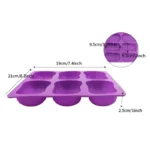 Silicone Soap Mold Classic Oval Shaped Mold for DIY Soap