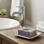 Stainless Steel Classy Smiley Soap Dish Rustproof Bathroom Soap Holder