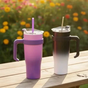 Stainless Steel Insulated Tumbler 42oz with Straw