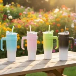 Stainless Steel Insulated Tumbler 42oz with Straw