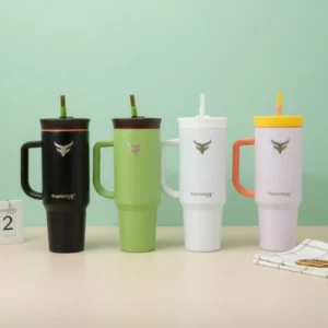 ThermoTrek Tumbler with Straw 1200 ML Stainless Steel