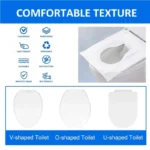 Toilet Seat Cover 10Pcs Disposable In Water