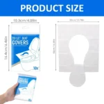 Toilet Seat Cover 10Pcs Disposable In Water