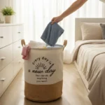 Two-Tone Foldable Laundry Basket