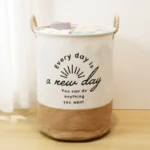 Two-Tone Foldable Laundry Basket