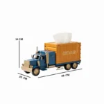 Vintage Cargo Truck Design Tissue Box Organizer