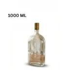 Ziba 1000 ML Hype Flat Glass Bottle