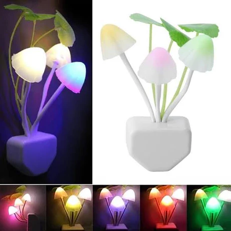 Mushroom LED Night Light Sensor Lamp (Pack of 2) - Image 7