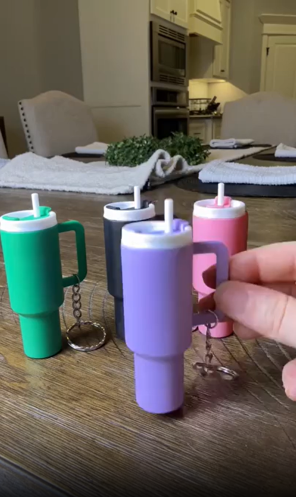 Mini Tumbler Keychain Storage Bottle