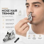 Vintage Style Manual Mechanical Nose Hair Trimmer