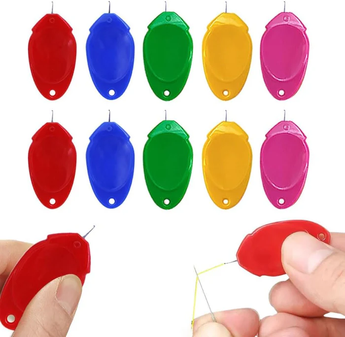 COLOURFUL NEEDLE THREADER | HAND SEWING TOOL - Image 2