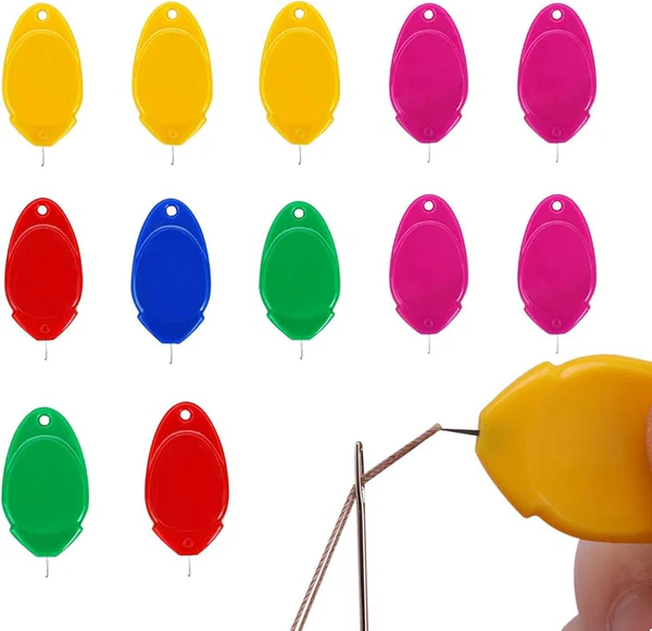 COLOURFUL NEEDLE THREADER | HAND SEWING TOOL - Image 3