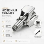 Vintage Style Manual Mechanical Nose Hair Trimmer
