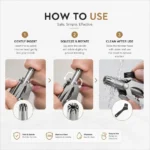 Vintage Style Manual Mechanical Nose Hair Trimmer