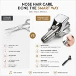 Vintage Style Manual Mechanical Nose Hair Trimmer