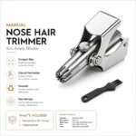 Vintage Style Manual Mechanical Nose Hair Trimmer