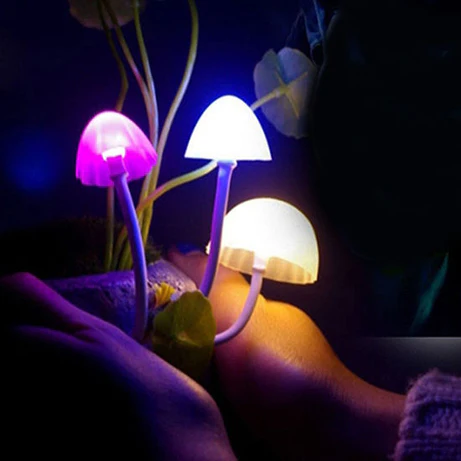 Mushroom LED Night Light Sensor Lamp (Pack of 2) - Image 5