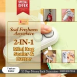Rechargeable 2 in 1 Portable Mini Food Bag Heat Sealer And Cutter For Home and Outdoor Use