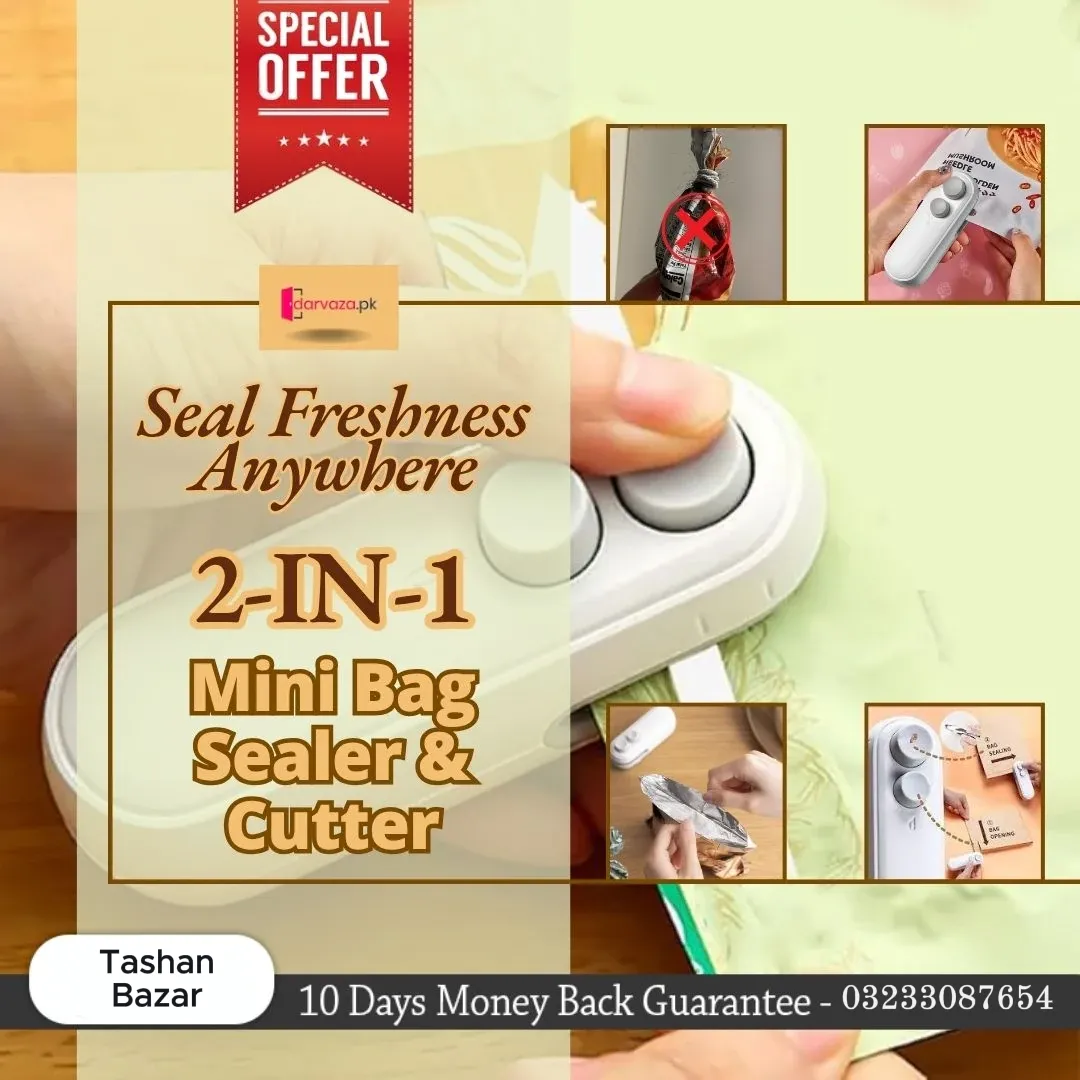 Rechargeable 2 in 1 Portable Mini Food Bag Heat Sealer And Cutter For Home and Outdoor Use - Image 16
