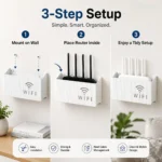 Wall Mount WiFi Router Holder