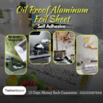 Kitchen Oil Proof Self Adhesive Aluminum Foil Sheet