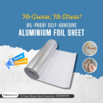 Kitchen Oil Proof Self Adhesive Aluminum Foil Sheet