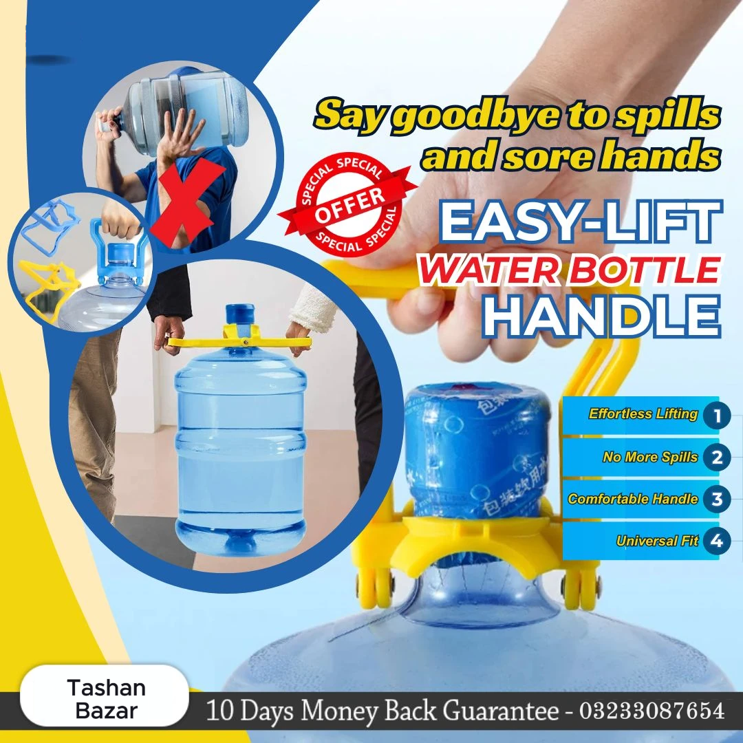 3 Pcs Easy-Lift Water Bottle Portable Ring Handle Lifter for Mineral Water Buckets - Image 2