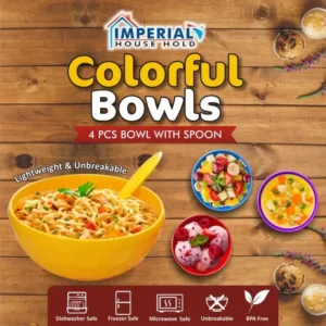 Baby Feeding Bowls Set with Spoons (4 Pcs)