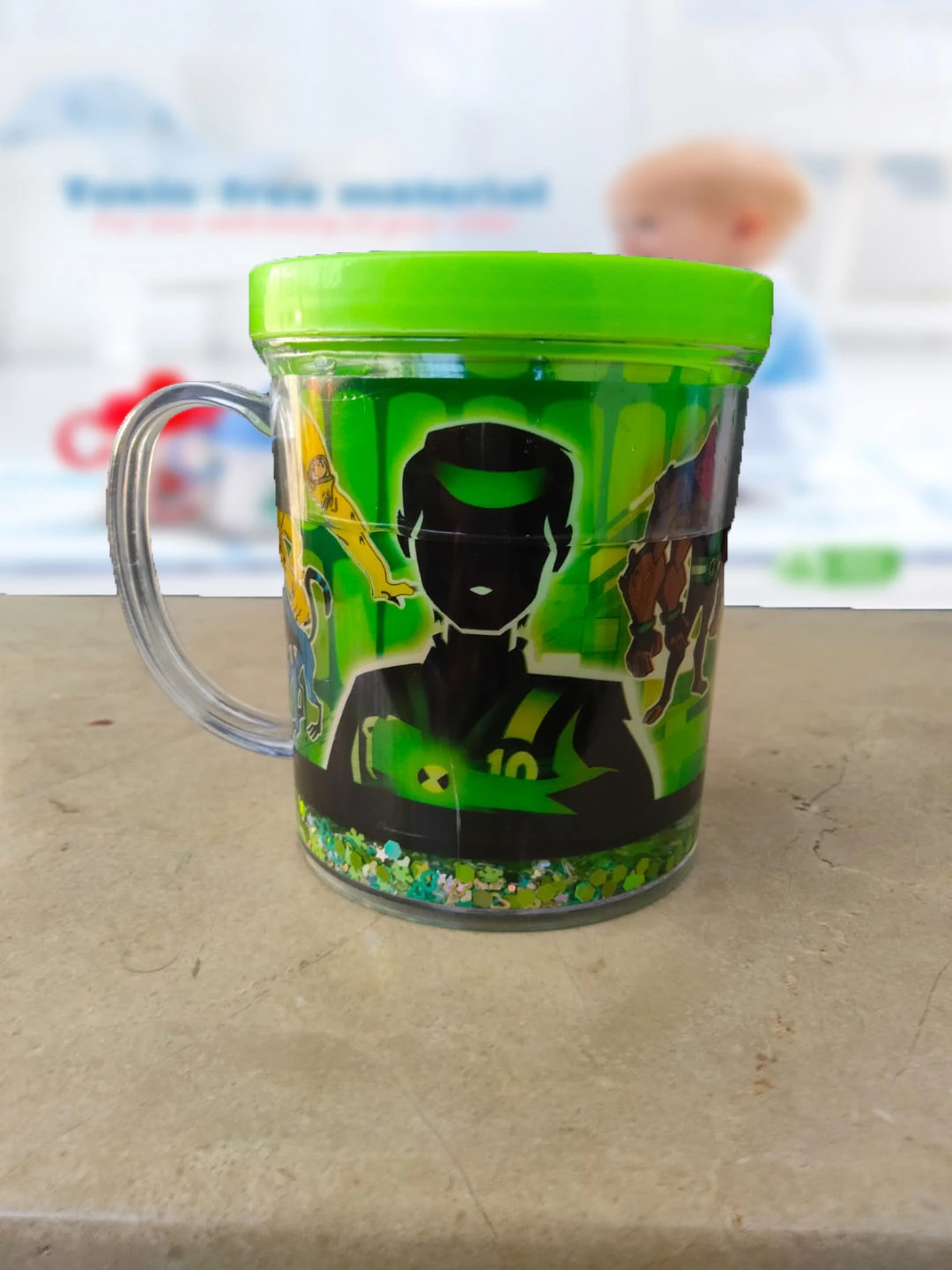 Kids Cartoon Glass Mug (Pack of 2) - Image 4