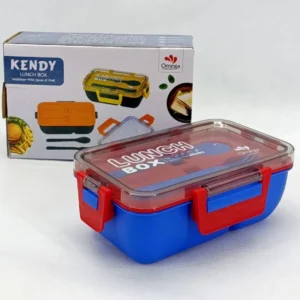 Kids 2 Portion Lunch Box with Spoon & Fork