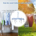 Folding Rotatable Clothes Dryer Hanger