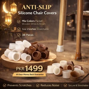 Anti Slip Silicone Chair Covers 38 Pcs