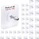 Punch Free Self Adhesive Screw Wall Hook For Home and Outdoor Use