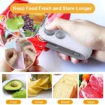 Rechargeable 2 in 1 Portable Mini Food Bag Heat Sealer And Cutter For Home and Outdoor Use