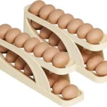 Sale Offer Egg Holder Dispensers With Automatically Rolling and Space Saving Egg Tray For Refrigerator and Kitchen