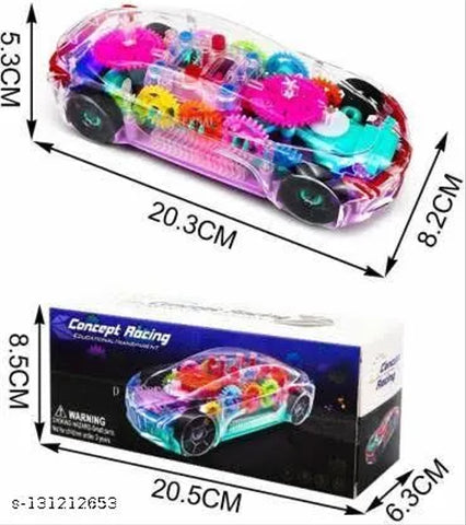 Gear Bump & Go Car Toy with Lights & Music - Image 8