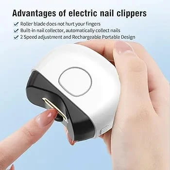 USB Rechargeable Electric Nail Clipper for Baby & Adult - Image 9
