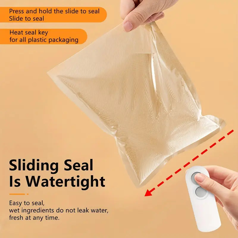 Rechargeable 2 in 1 Portable Mini Food Bag Heat Sealer And Cutter For Home and Outdoor Use - Image 14