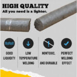 6 Pcs Low Temperature Welding Rods Easy to Melt