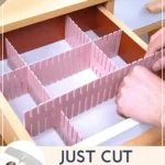 Adjustable Drawer Separator & Plastic DIY Divider Clapboard Organizer