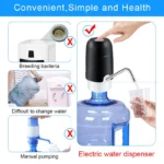 Electric Water Pump Dispenser with USB Auto Charging