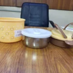 Double Layer Tiffin Lunch Box with Steel Container