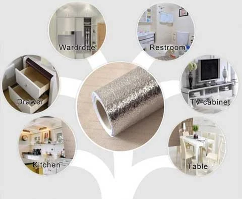 Kitchen Oil Proof Self Adhesive Aluminum Foil Sheet - Image 6