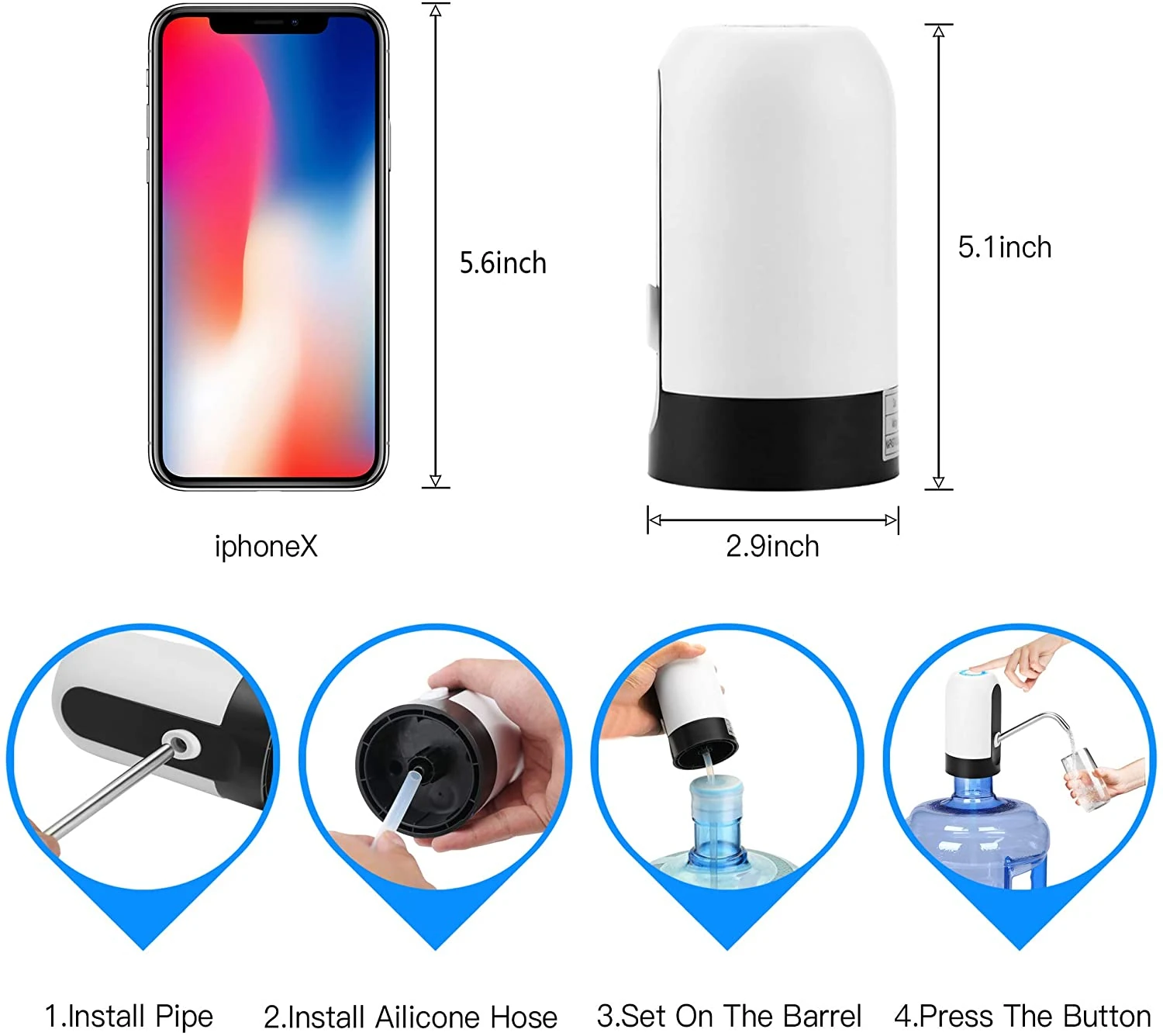 Electric Water Pump Dispenser with USB Auto Charging - Image 5