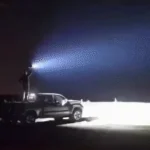 Rechargeable Long Distance Beam Range Car Rescue Torch with Hammer Window Glass and Seat Belt Cutter Built in Mobile USB Fast Charger Power Bank