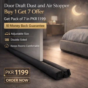 Pack of 7 Door Draft Dust and Air Stopper